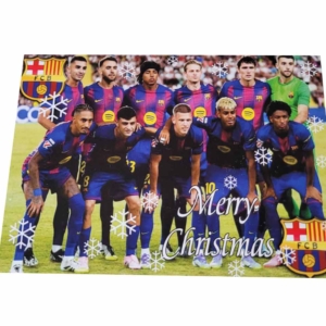 Barcelona FC Коледна картичка