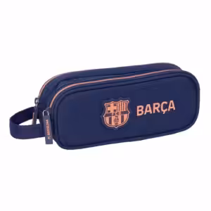 Barcelona FC Ученически несесер с 2 ципа тъмносин