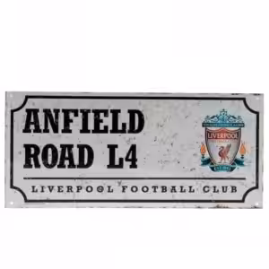 Liverpool FC Метална табела ретро