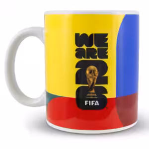 World Cup 26 Порцеланова чаша жълта