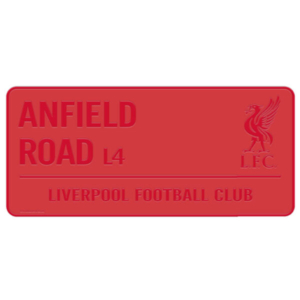 Liverpool  FС Метална табела червена
