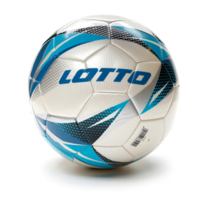 Футболна топка LOTTO бяло/синя