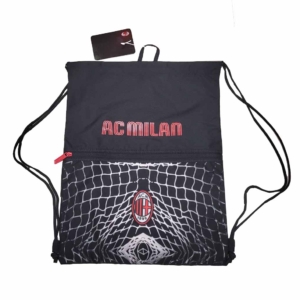 Milan AC Чанта спорт черна с бяло