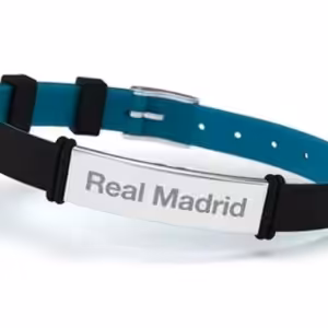 Real Madrid Луксозна гривна черно синя.