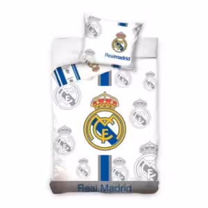 Real Madrid Комплект чаршафи бели