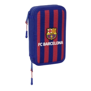 Barcelona FC Ученически несесер  пълен с 2 ципа