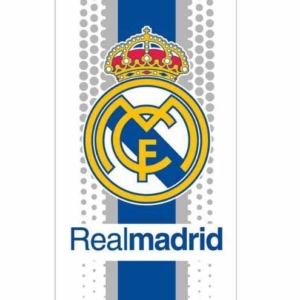 Real Madrid Плажна хавлия микрофибър бяла