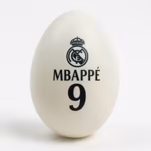 Real Madrid Дървено великденско яйце Мбапе