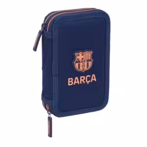 Barcelona FC  Несесер пълен тъмносин 2 ципа